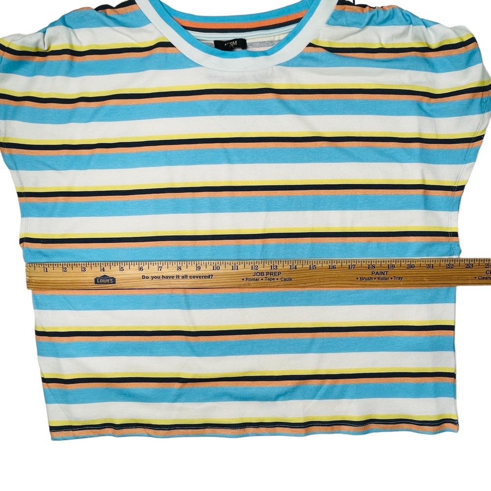 AFRM Turquoise Stripe Jorja Knit Top Size 2XL NWT - Picture 9 of 10
